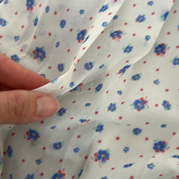 Sandro floral pleated mini dress size 2 - Picture 6 of 6